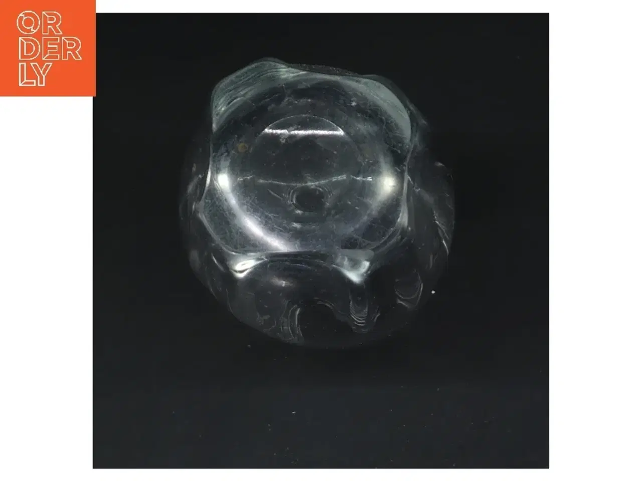 Billede 3 - Glasvase fra holmegaard (str. 20,5 cm)