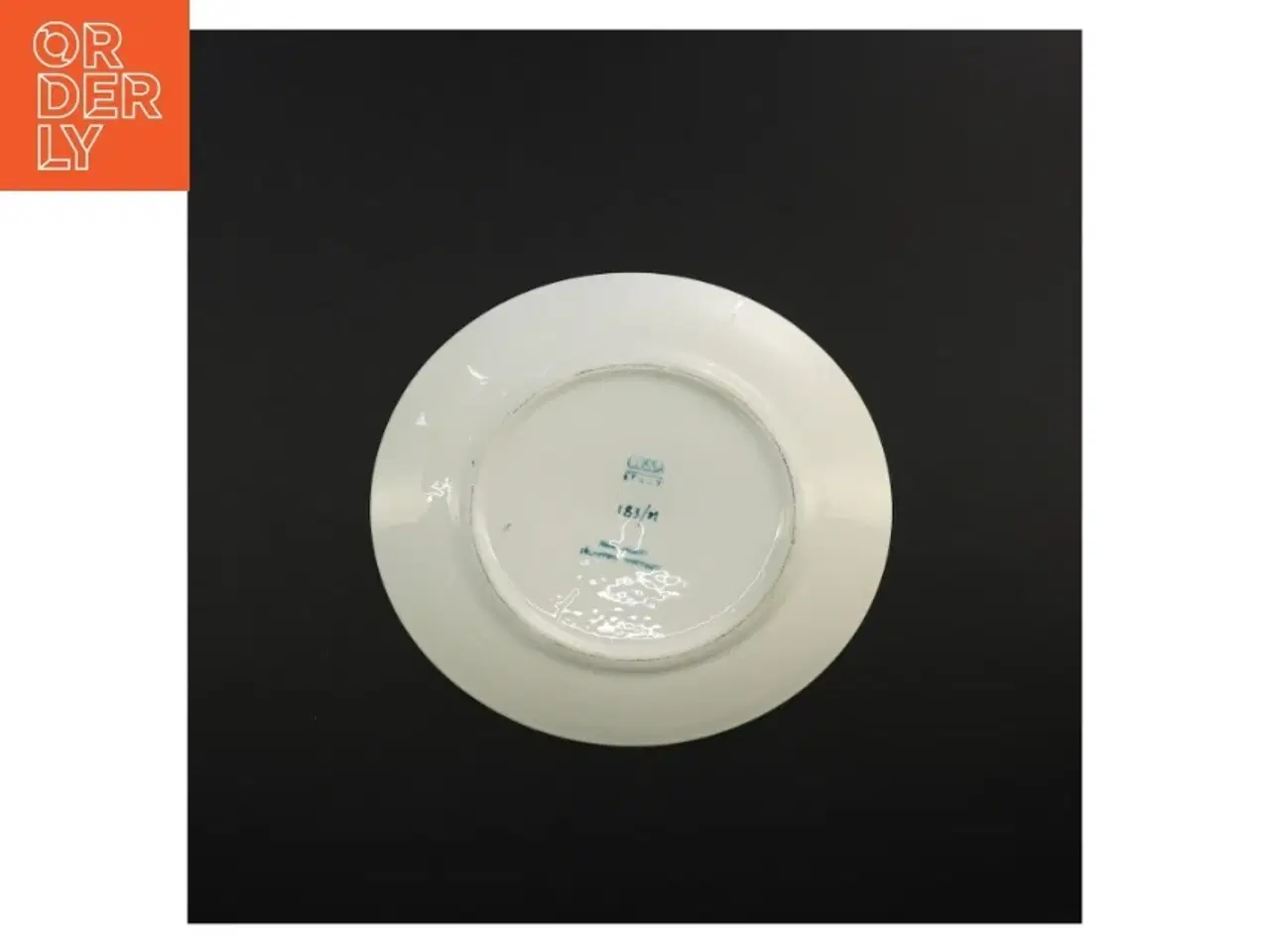 Billede 2 - Håndmalet porcelænstallerken