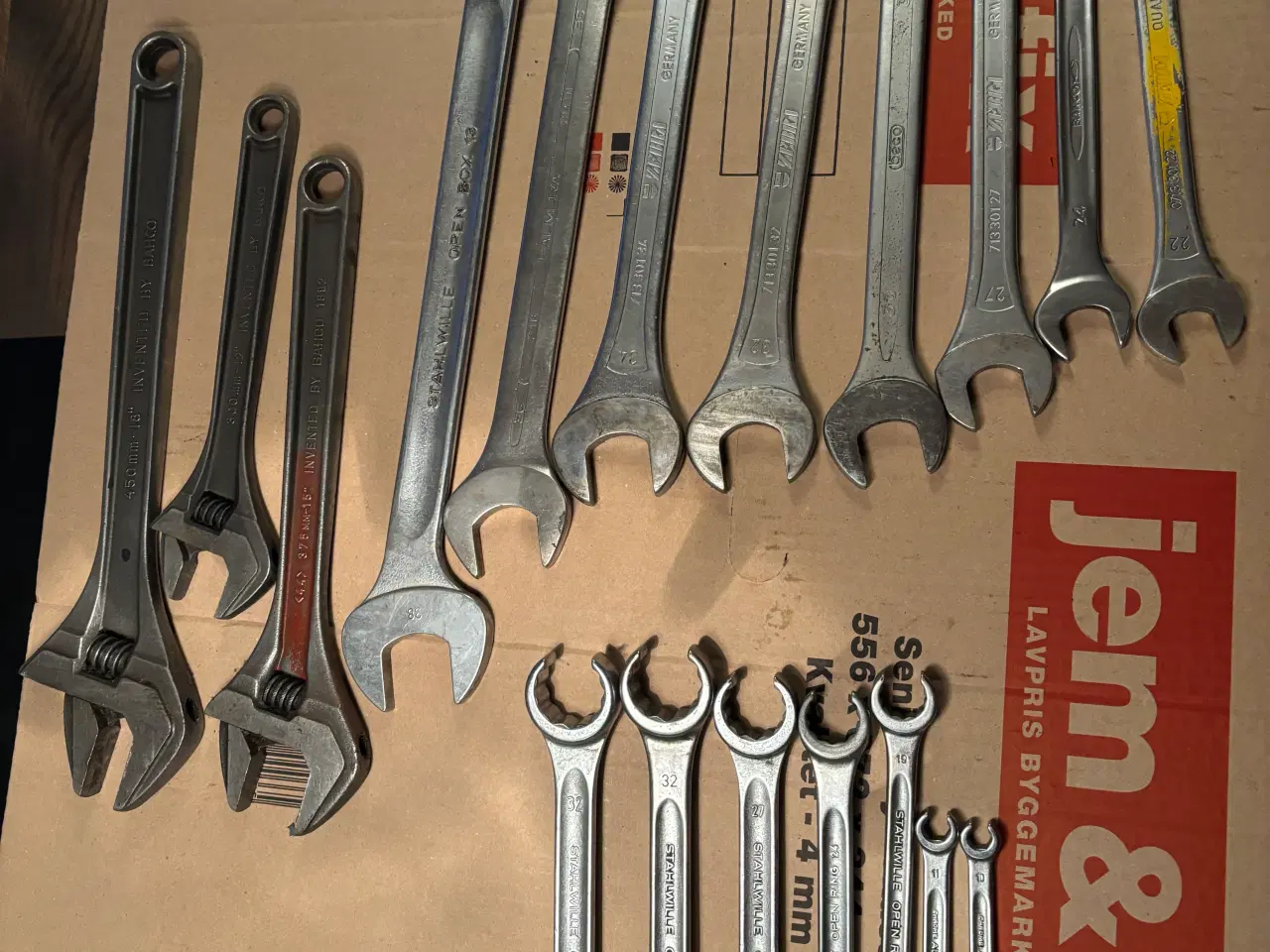 Billede 1 - Stjernegaffelnøgler mm