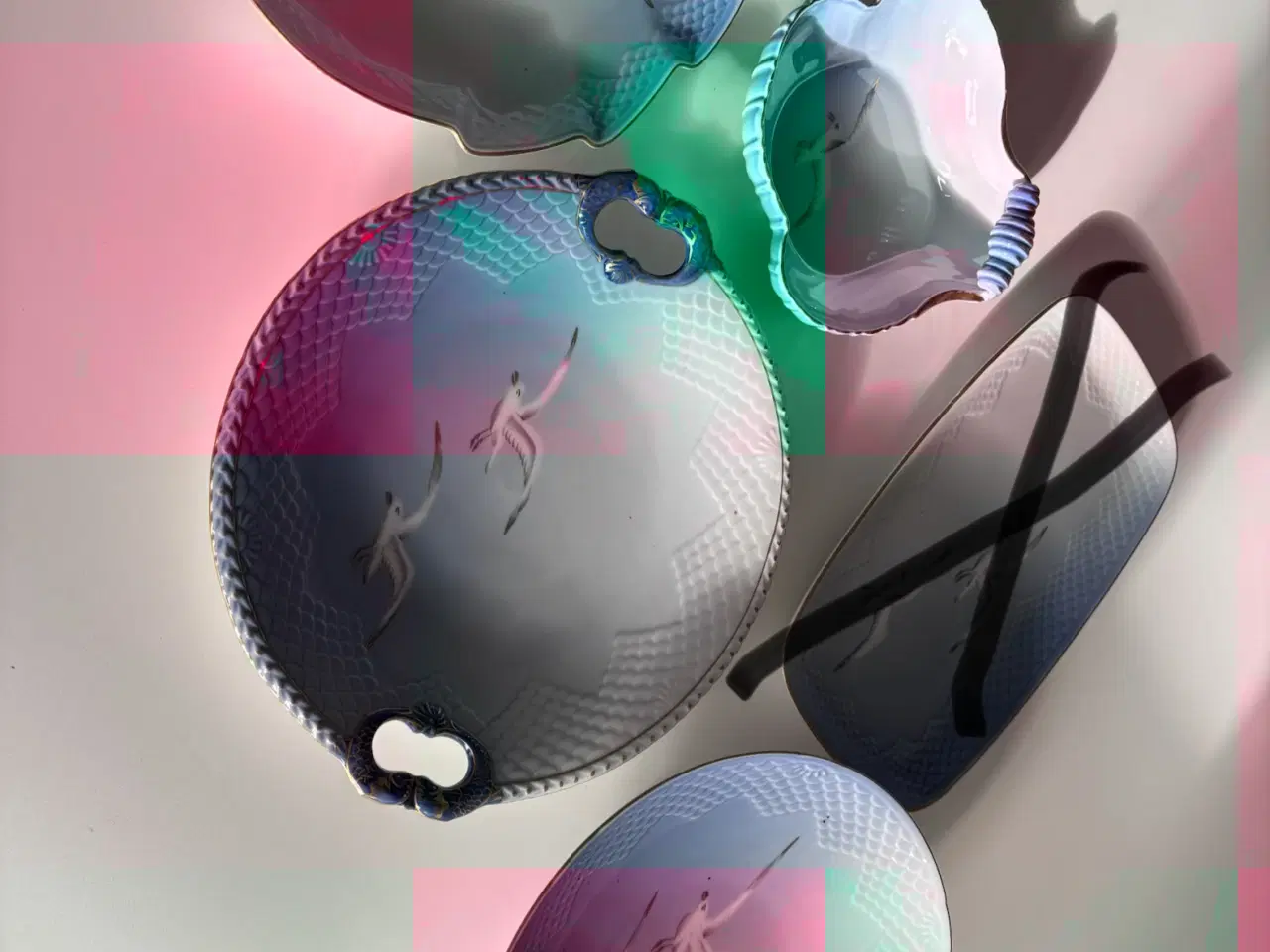 Billede 4 - Mågestel med guldkant