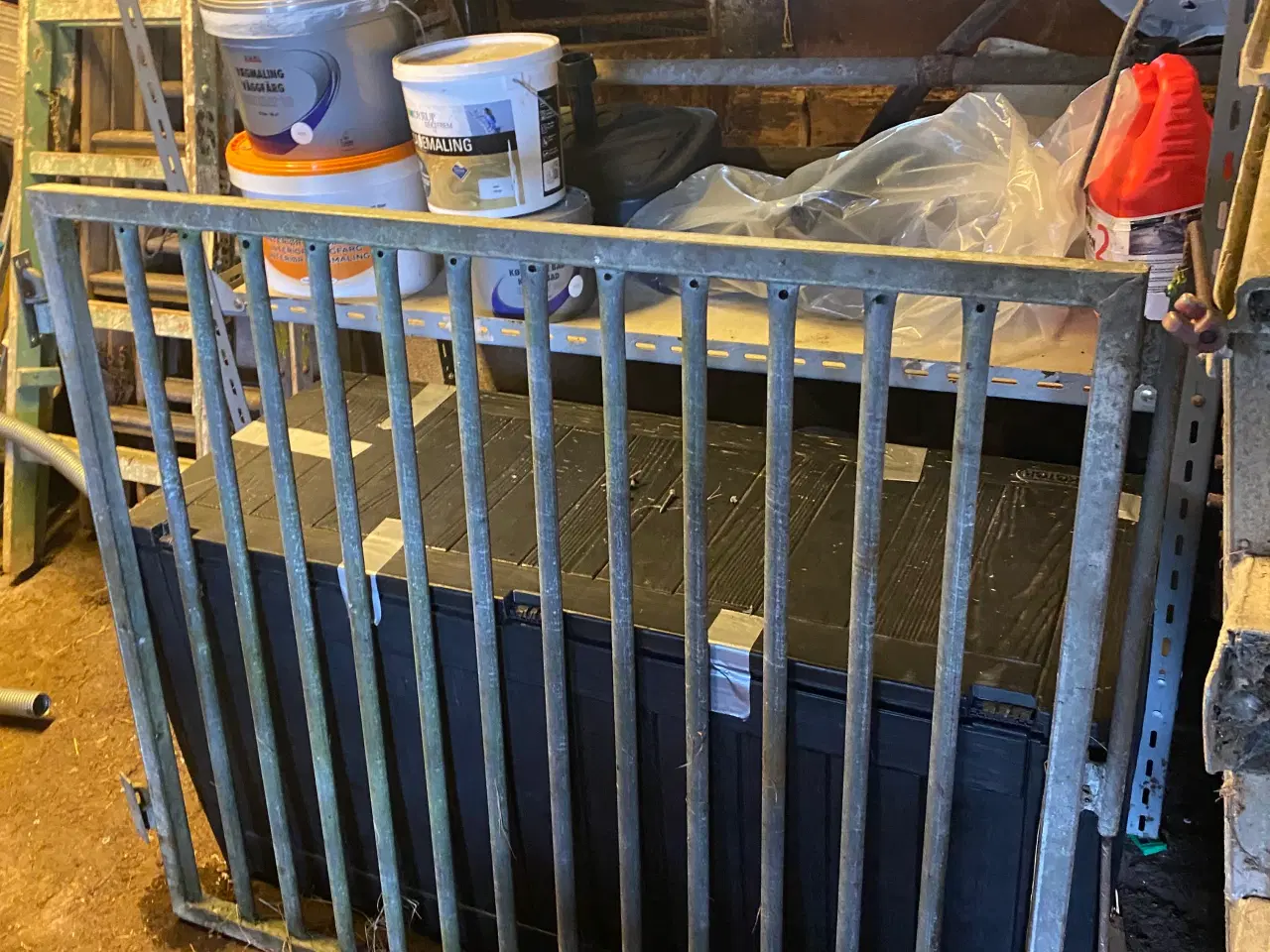 Billede 1 - Galvaniseret låge