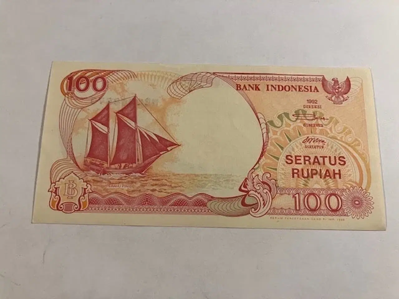 Billede 1 - 100 Rupiah Indonesia 1992