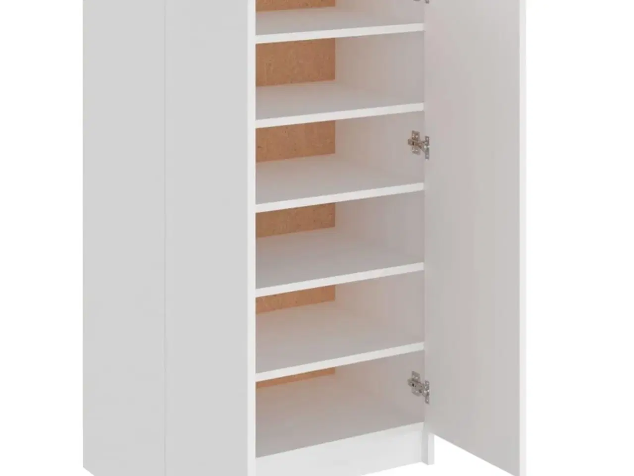 Billede 5 - Skoskab 59x35x100 cm konstrueret træ hvid