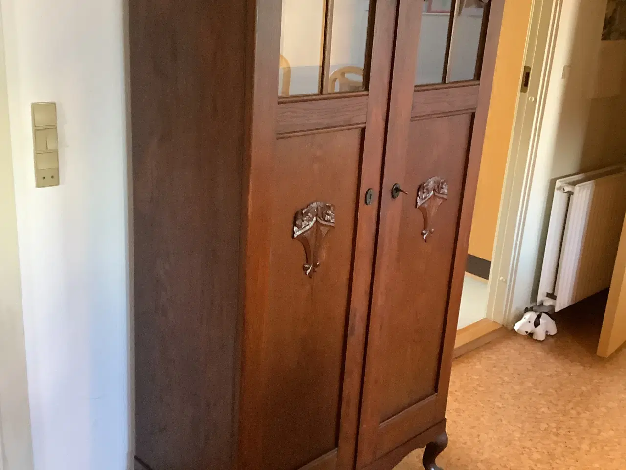 Billede 2 - Antik glas-vitrine skab 1910-20