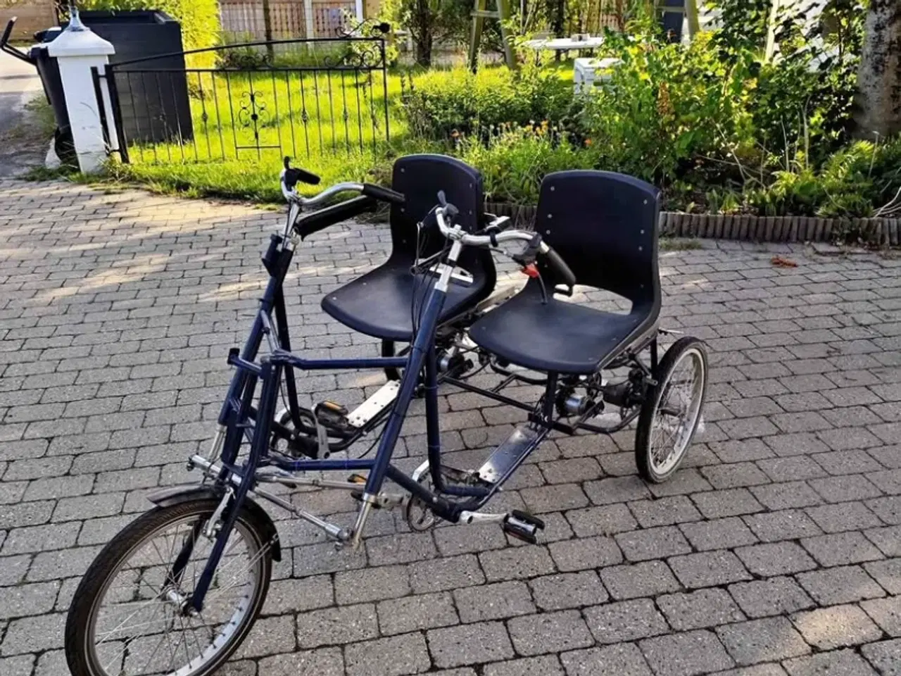 Billede 1 - SUPER FIN 2 PERSONERS HANDICAPCYKEL  MED STOLESÆDE