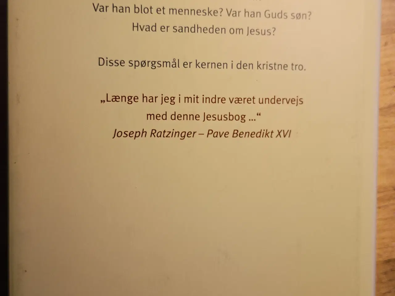 Billede 2 - Jesus Fra Nazaret af Joseph Ratzinger.