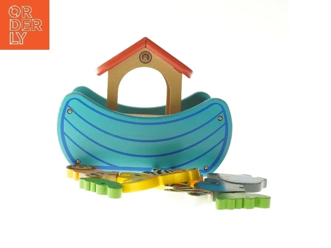 Billede 1 - Trælegetøj - Noahs Ark fra Fætter BR (str. 24,5x16 cm)