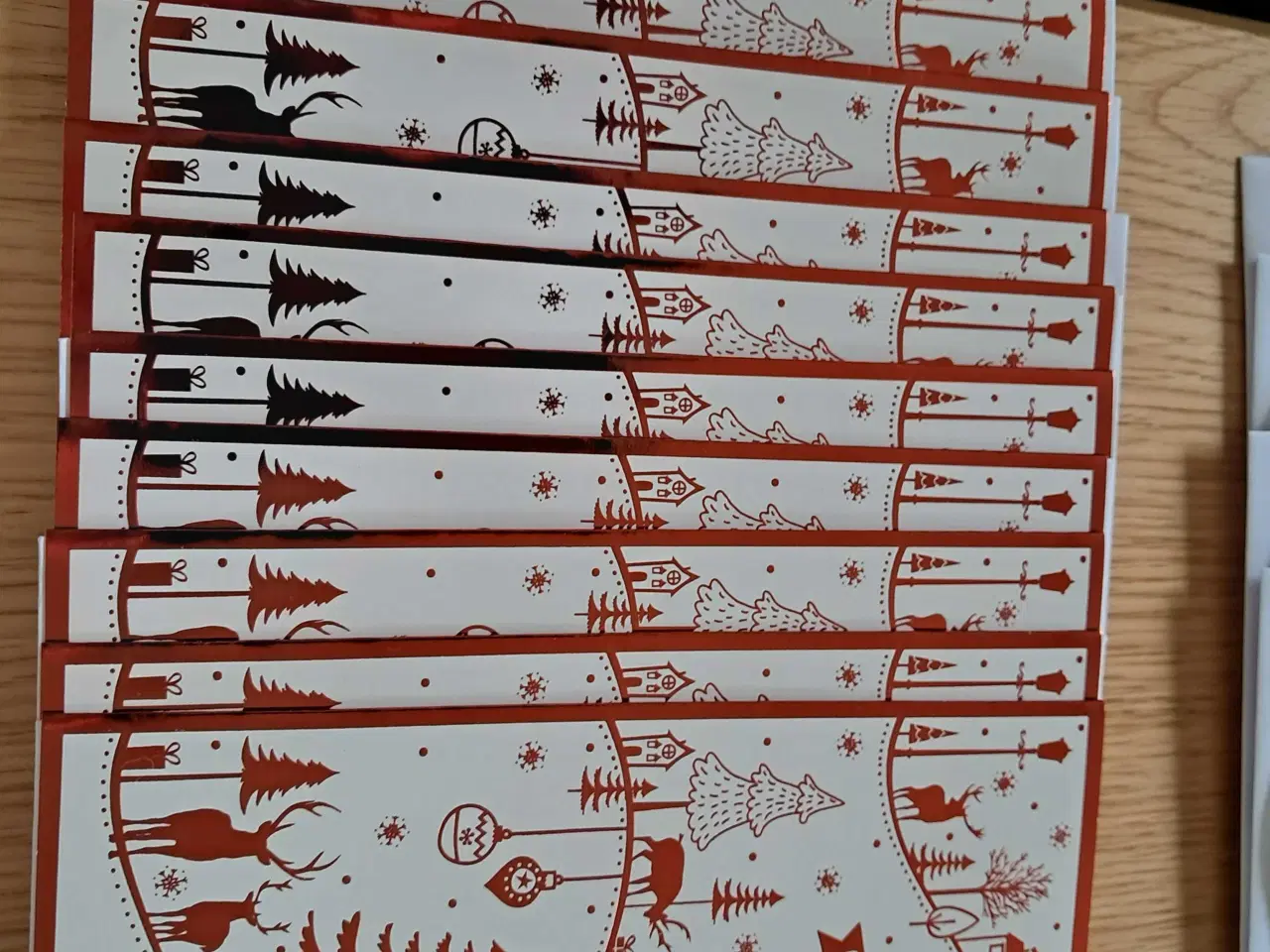 Billede 2 - Julehilsen/til og fra kort incl. Kuvert.