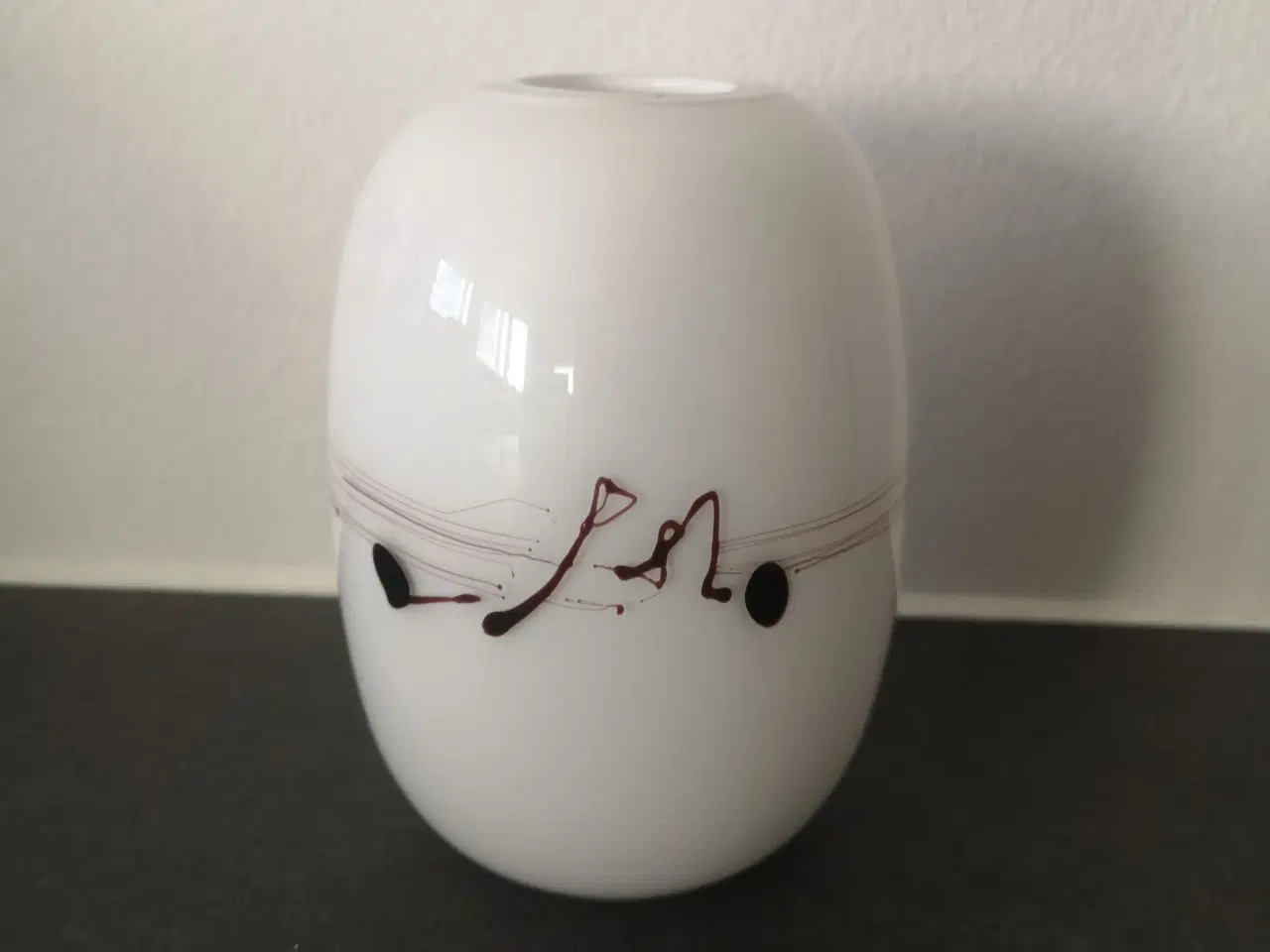 Billede 1 - Holmegaard Sakura opalglas vase