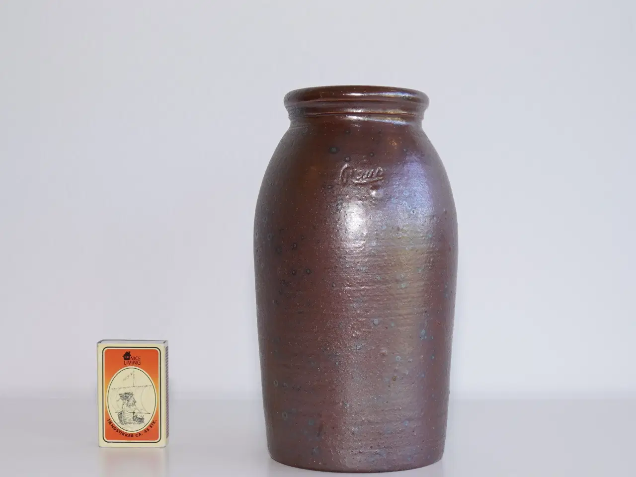 Billede 2 - Vintage vase / krukke i stentøj fra Raus Keramik