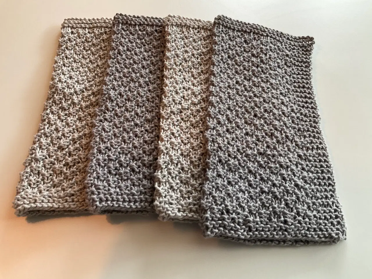 Billede 1 - 4 hjemmestrikkede karklude