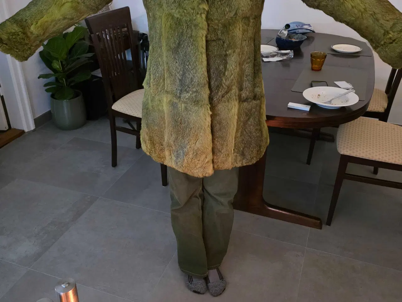 Billede 7 - Kaninpelsfrakke