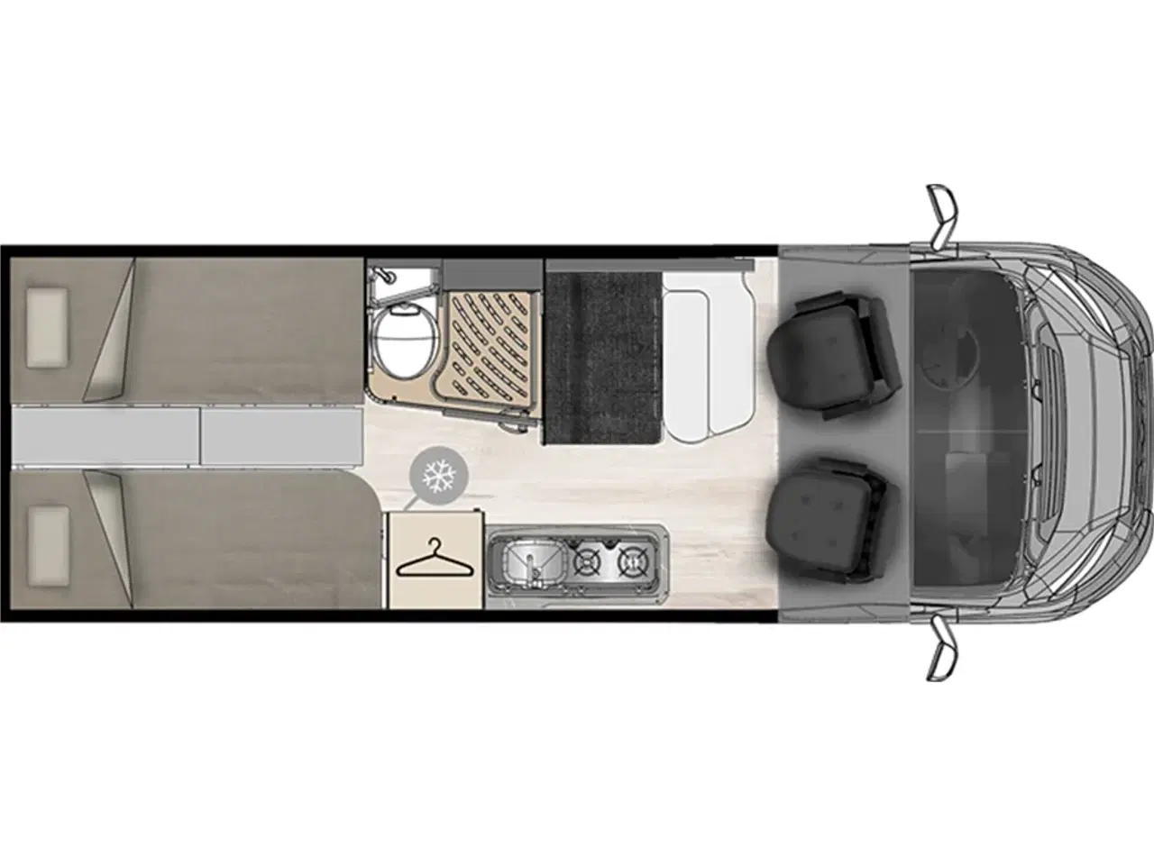 Billede 24 - 2024 - McLouis Menfys Van 04 - S-line   Enkeltsenge og 9. trins automatgear i den flotte Lazarote farve