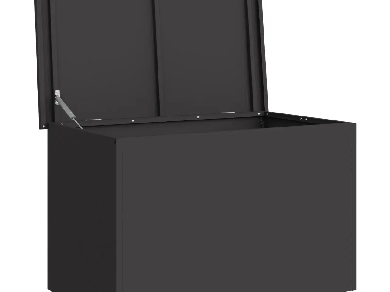 Billede 5 - Udendørs Opbevaringskasse med opbevaring Sort 80 x 50,5 x 50 cm