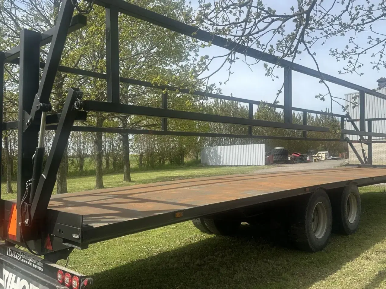 Billede 4 - Scania 12 meter halmvogn med hydraulisk ræk.