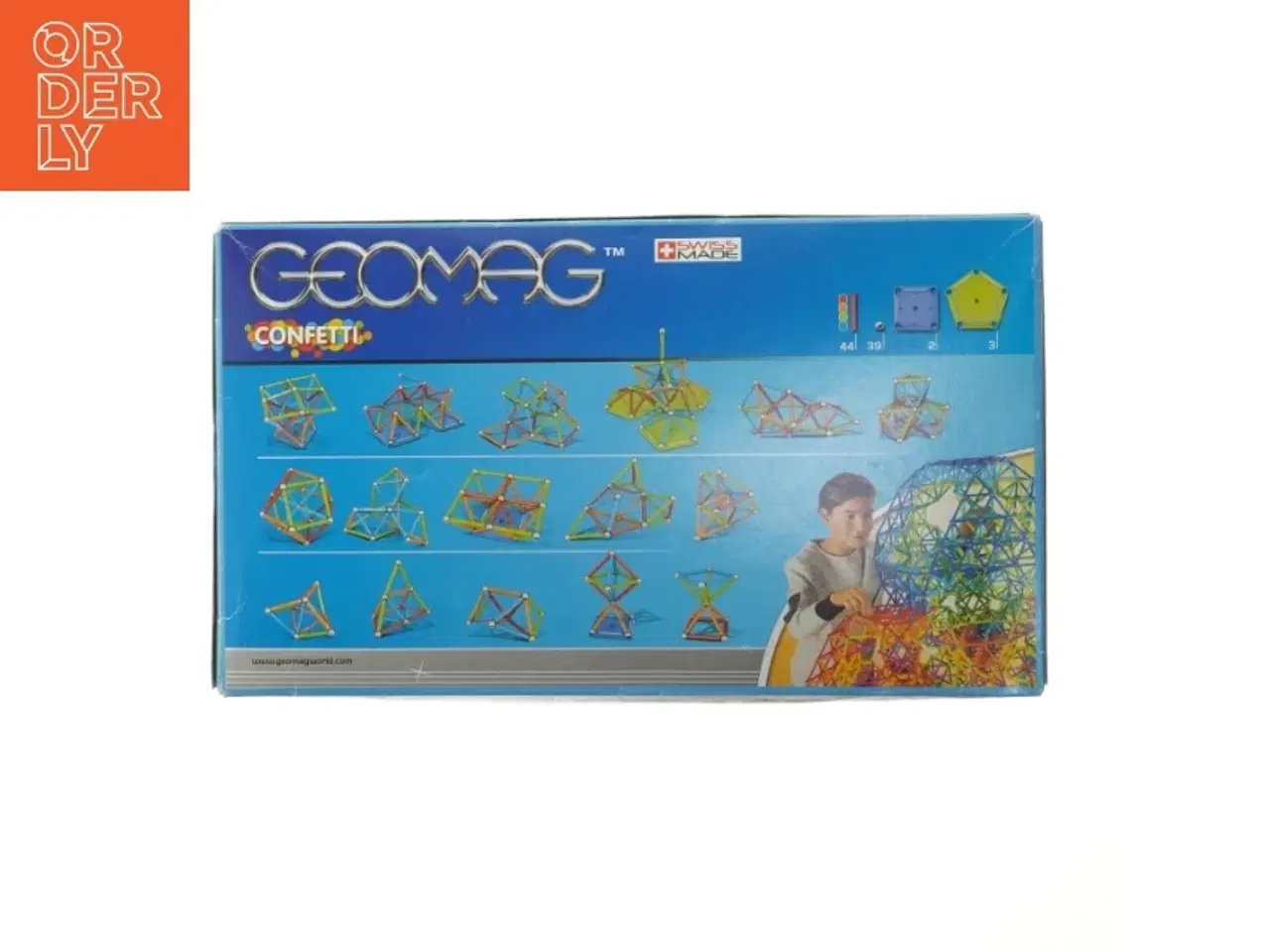 Billede 2 - Geomag Confetti byggesæt fra Geomag (str. 88 stykker i)