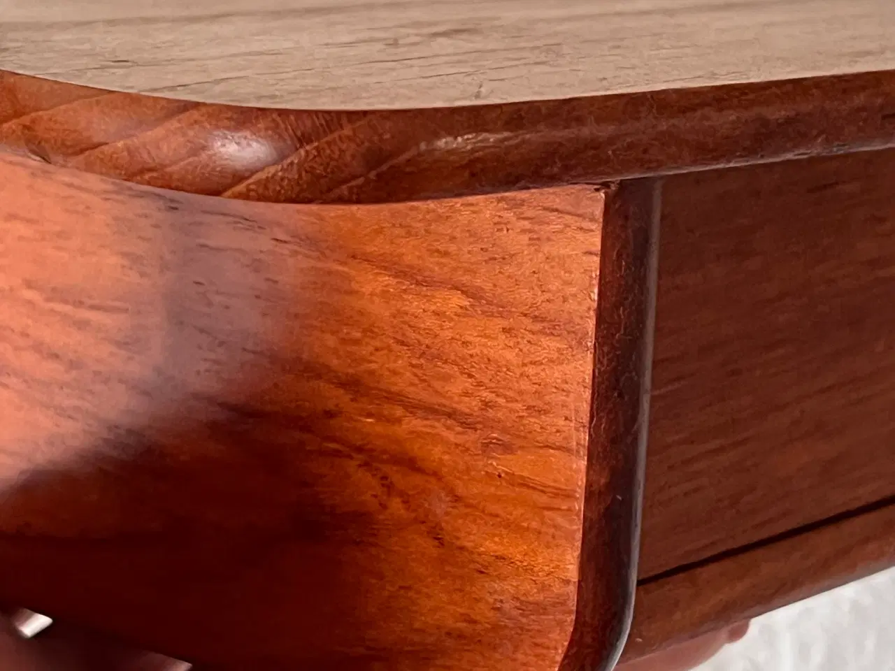 Billede 3 - Midcentury moderne teak væghylde / svævende natbor