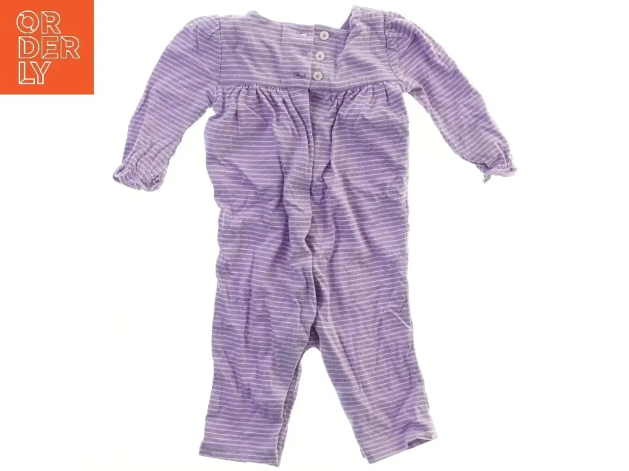 Billede 2 - Lilla stribet baby heldragt fra Ralph Lauren (str. 62)