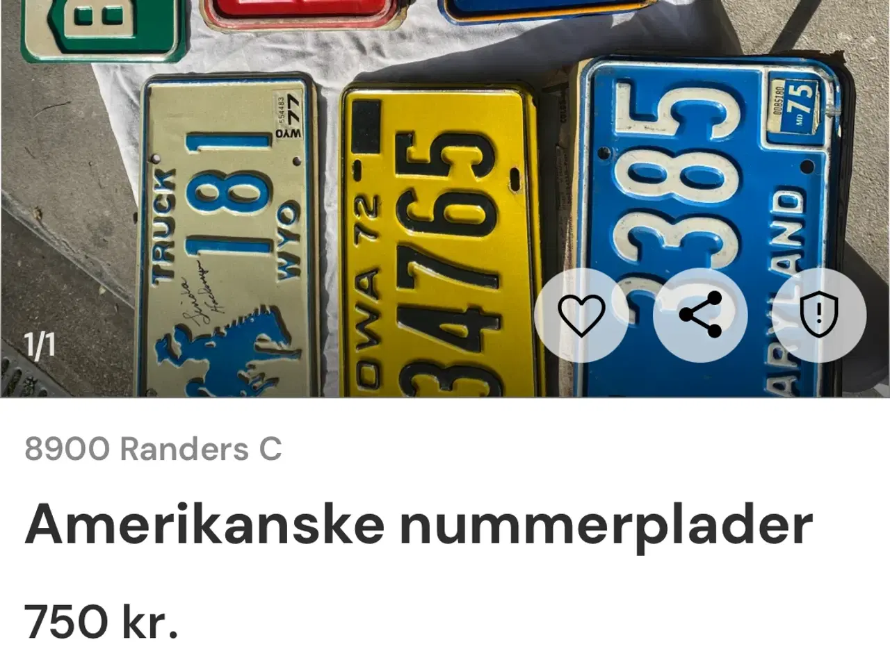 Billede 4 - Amerikanske nummerplader