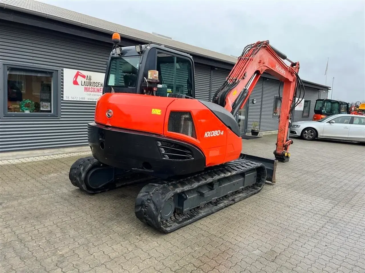 Billede 16 - Kubota KX080-4 hydraulisk hurtigskifte og centralsmørring