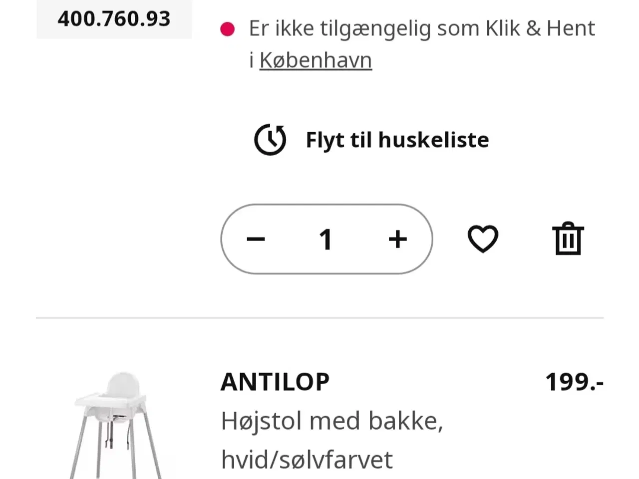 Billede 6 - Ikea højstol 