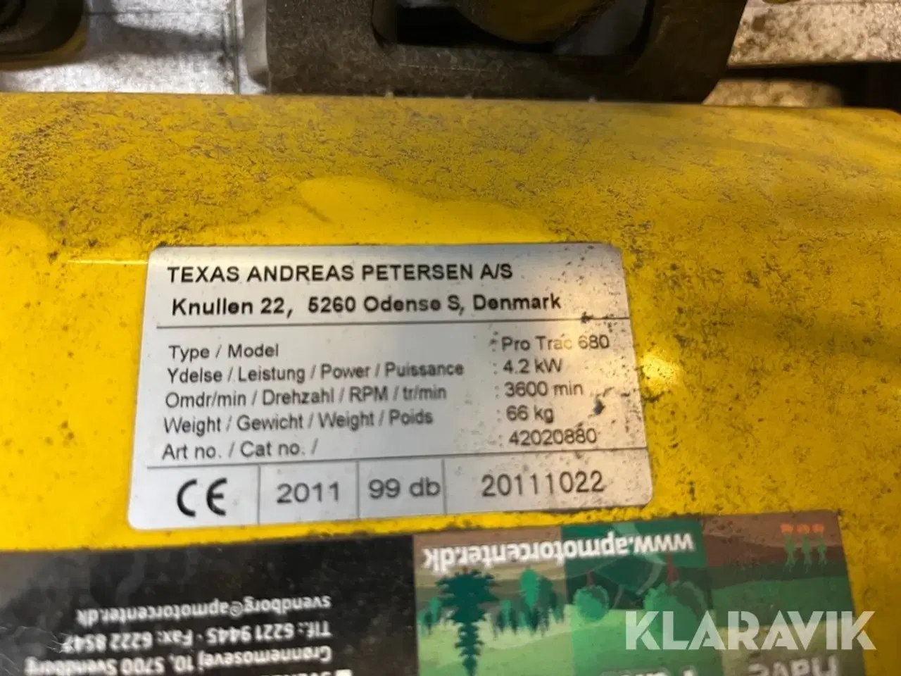 Billede 6 - Redskabsbærer Texas Pro Trac 680