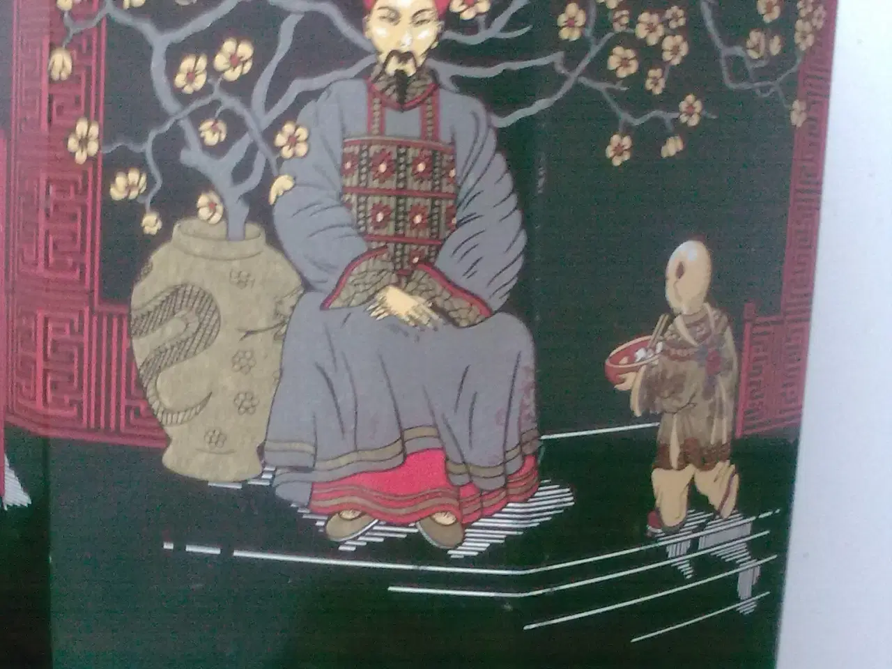 Billede 6 - Vintage sjælden 8 kantet te dåse m skruelåg