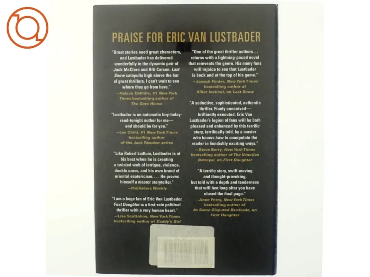 Billede 3 - Last Snow af Eric van Lustbader (bog)