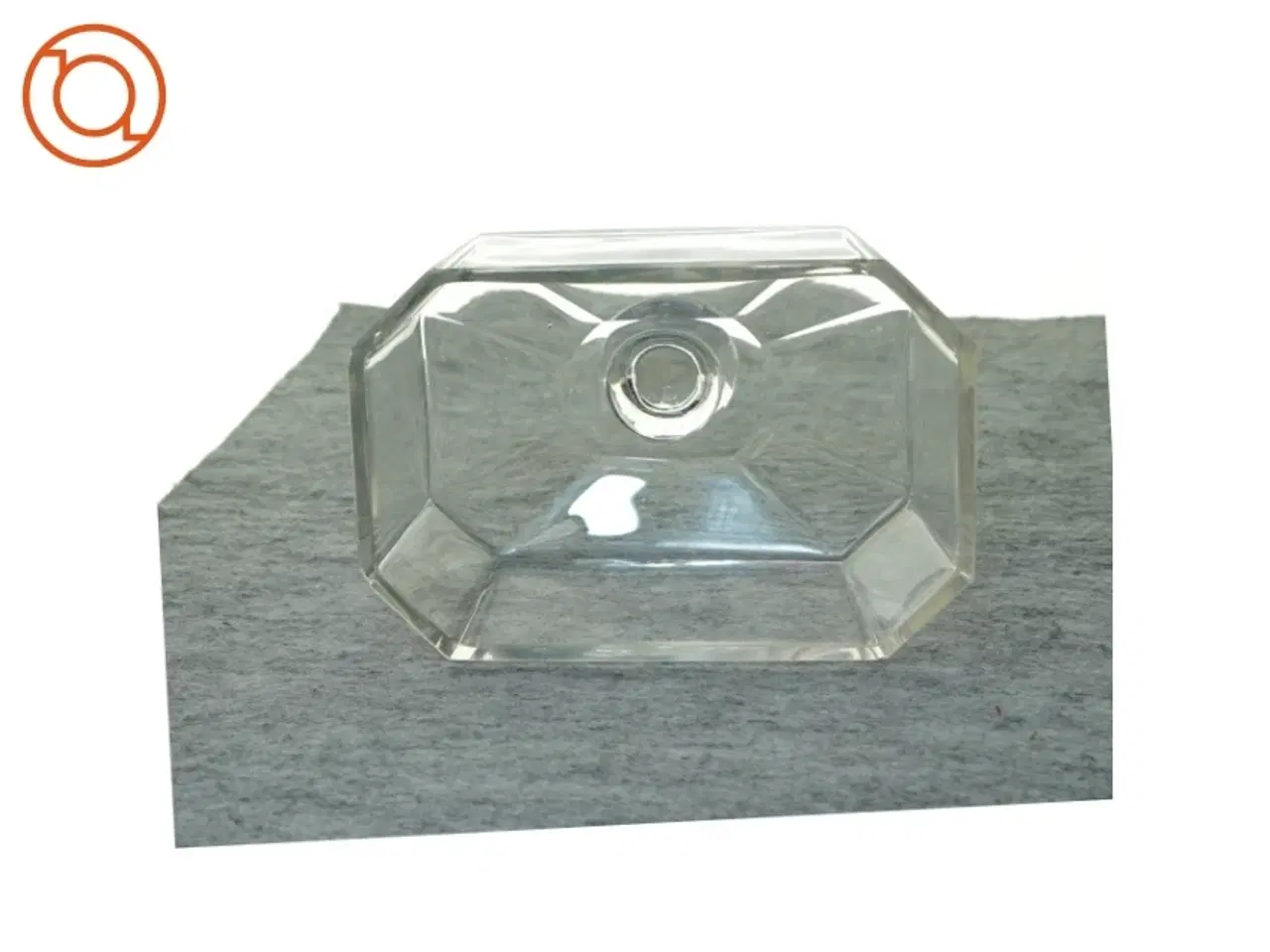 Billede 2 - Ældre Vintage Glas Oste klokke (str. 18 x 12 x 13 cm)