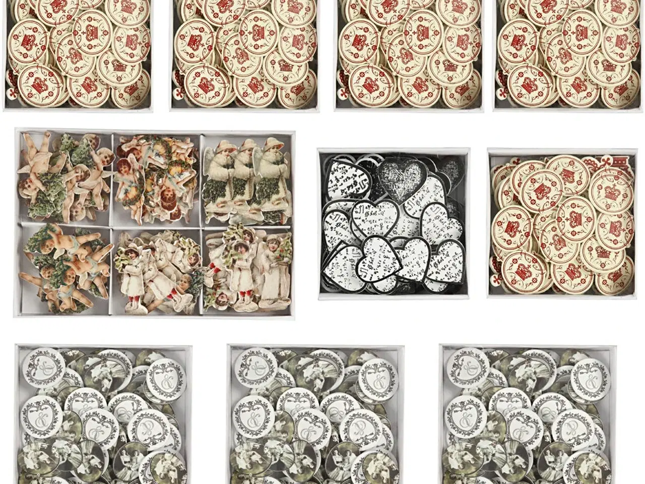 Billede 1 - Træstickers 20-50 mm - 10 stk. til kreative projekter