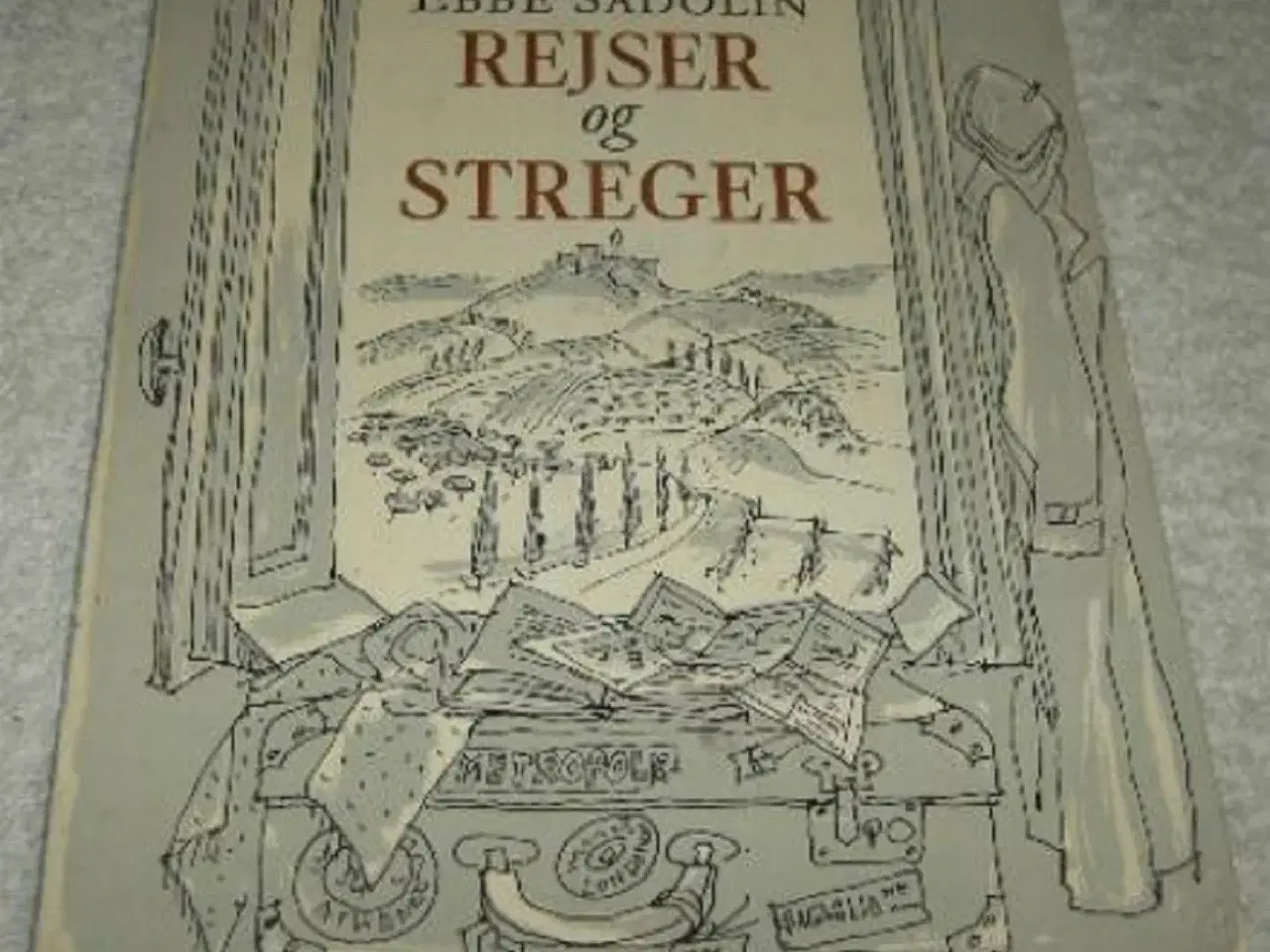 Billede 1 - Rejser og streger af Ebbe Sadolin med EXlibris