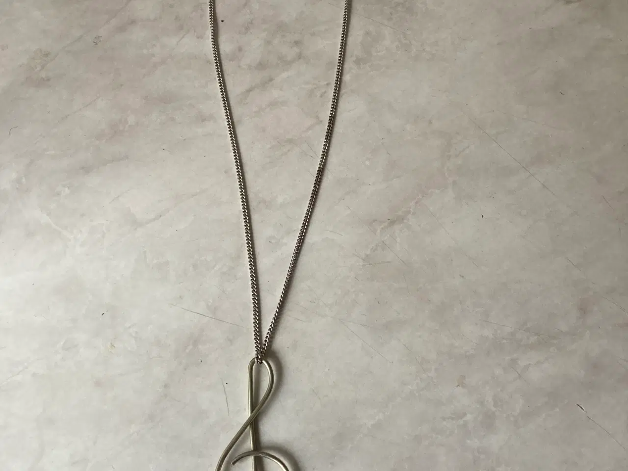 Billede 1 - G-nøgle i sølv