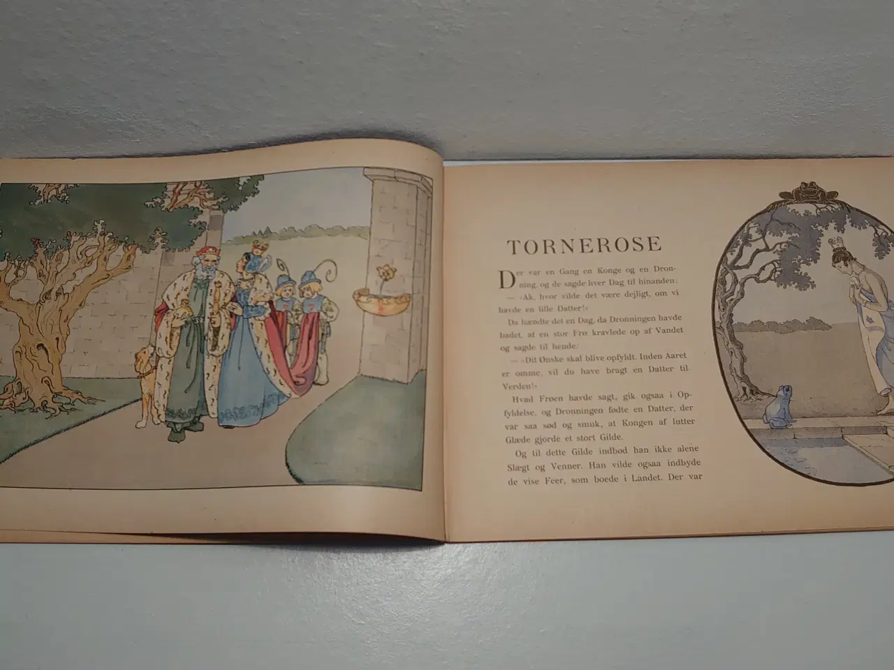 Billede 3 - Brdr. Grimm: Tornerose.ill. Agnes Helms. År1918.