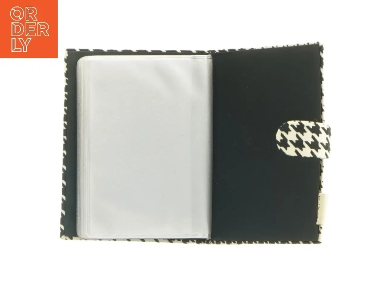 Billede 3 - Sort-hvid ternet tegnebog fra Ferera (str. 8 x. 10,5 cm)