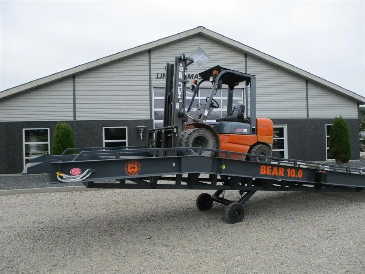 Billede 9 - BEAR 10.0 Læsserampe stærk model til 10.000KG