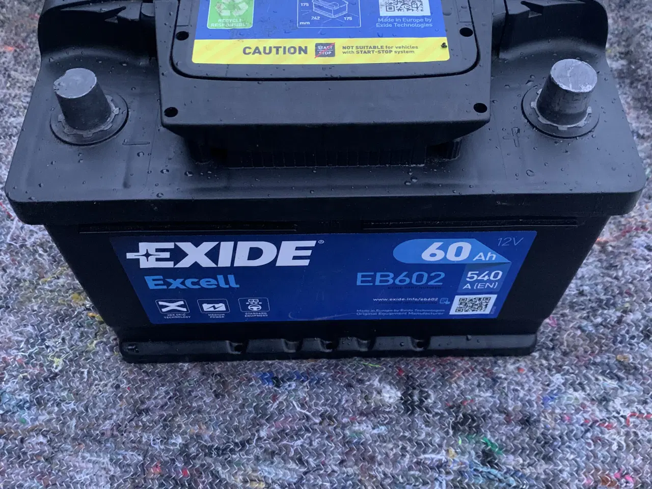 Billede 2 - Bilbatteri Exide 60Ah