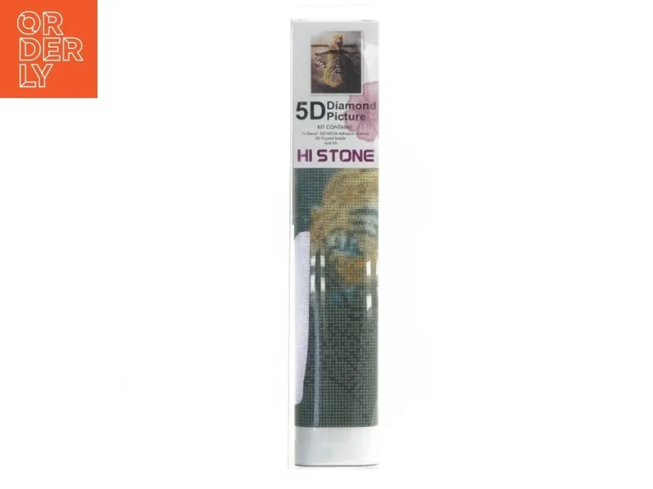 Billede 1 - 5D diamantmalerkit motiv tiger og kat (str. 40 x 50 cm)