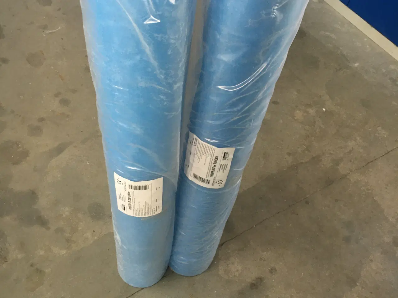 Billede 1 - 1 rulle dampspærre folie 2 x50 m blå 0,20 mm