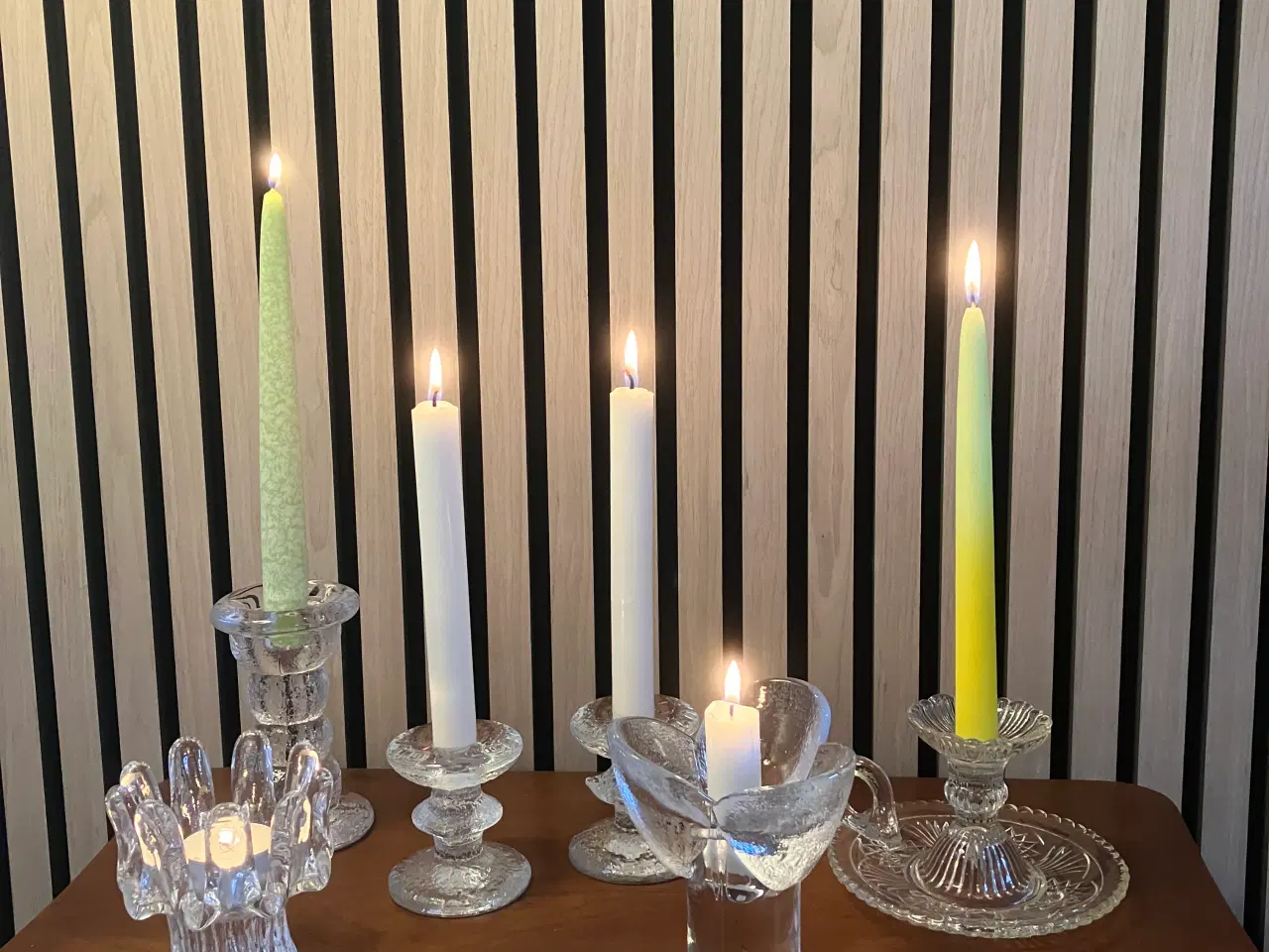 Billede 1 - Designer Glas lysestager