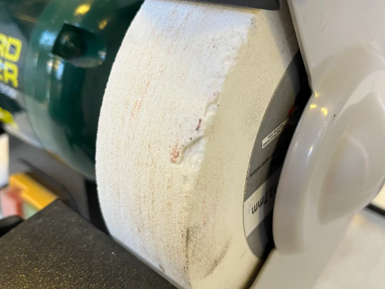 Billede 5 - Bænksliber NY med 40 mm hvid sten.