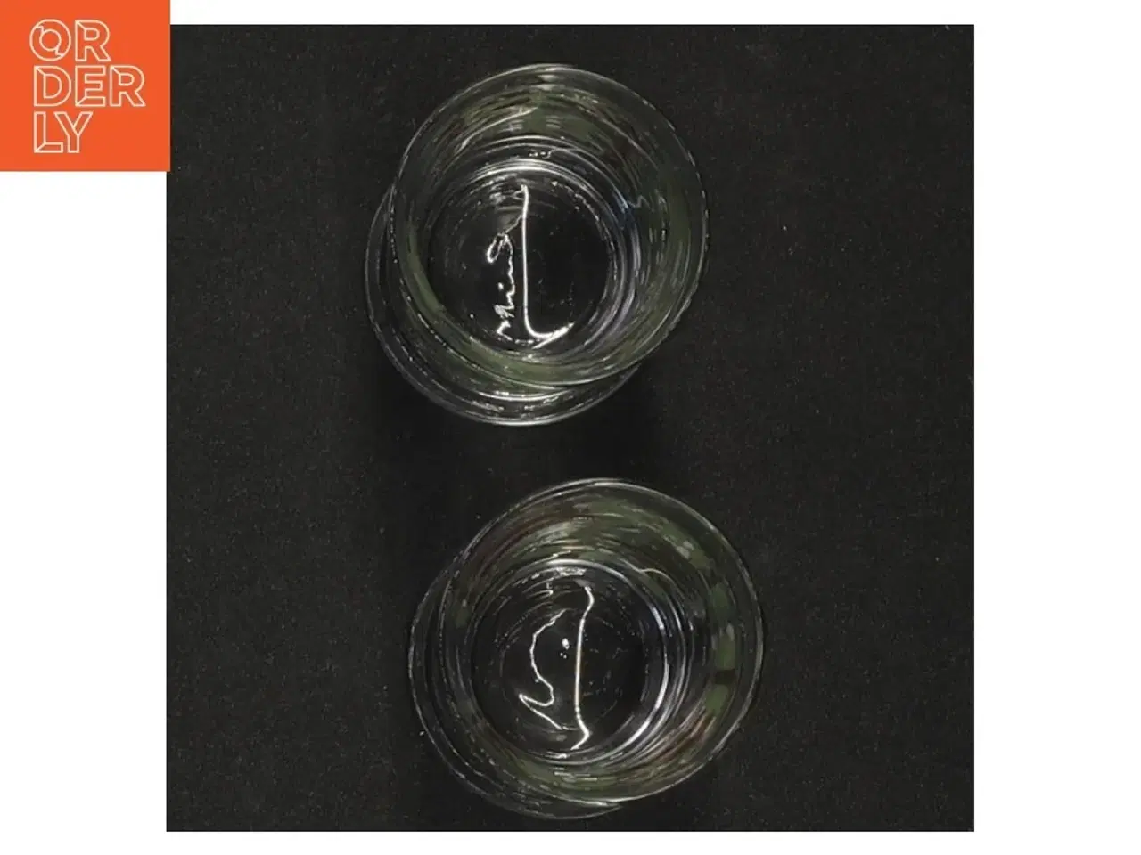 Billede 2 - Dekorative glas med mistelten fra Holmegaard (str. 6 x 4 cm)