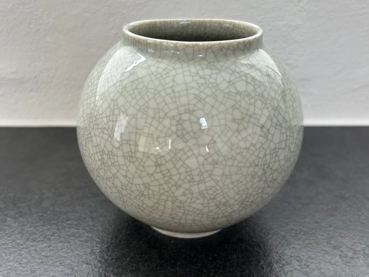 Billede 1 - Vintage Lyngby Porcelæn kugleformet vase