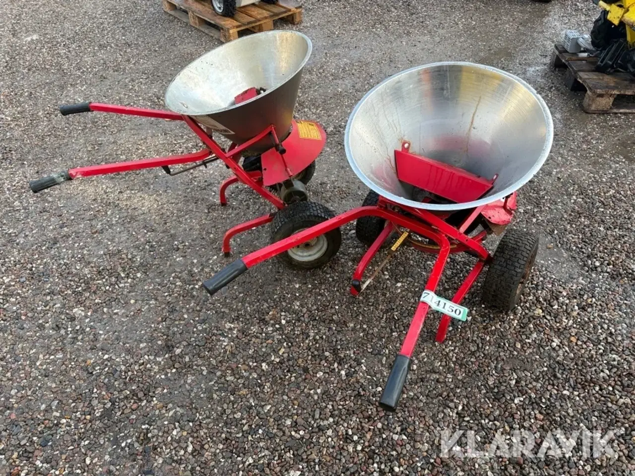 Billede 3 - Centrifugalspreder Rondini Jardin SPT/50 2 stk.