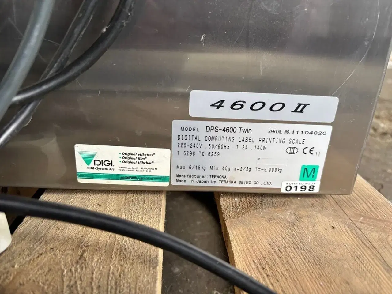 Billede 2 - 4 stk. DIGI DPS-4600 vægte med dobbelt printere
