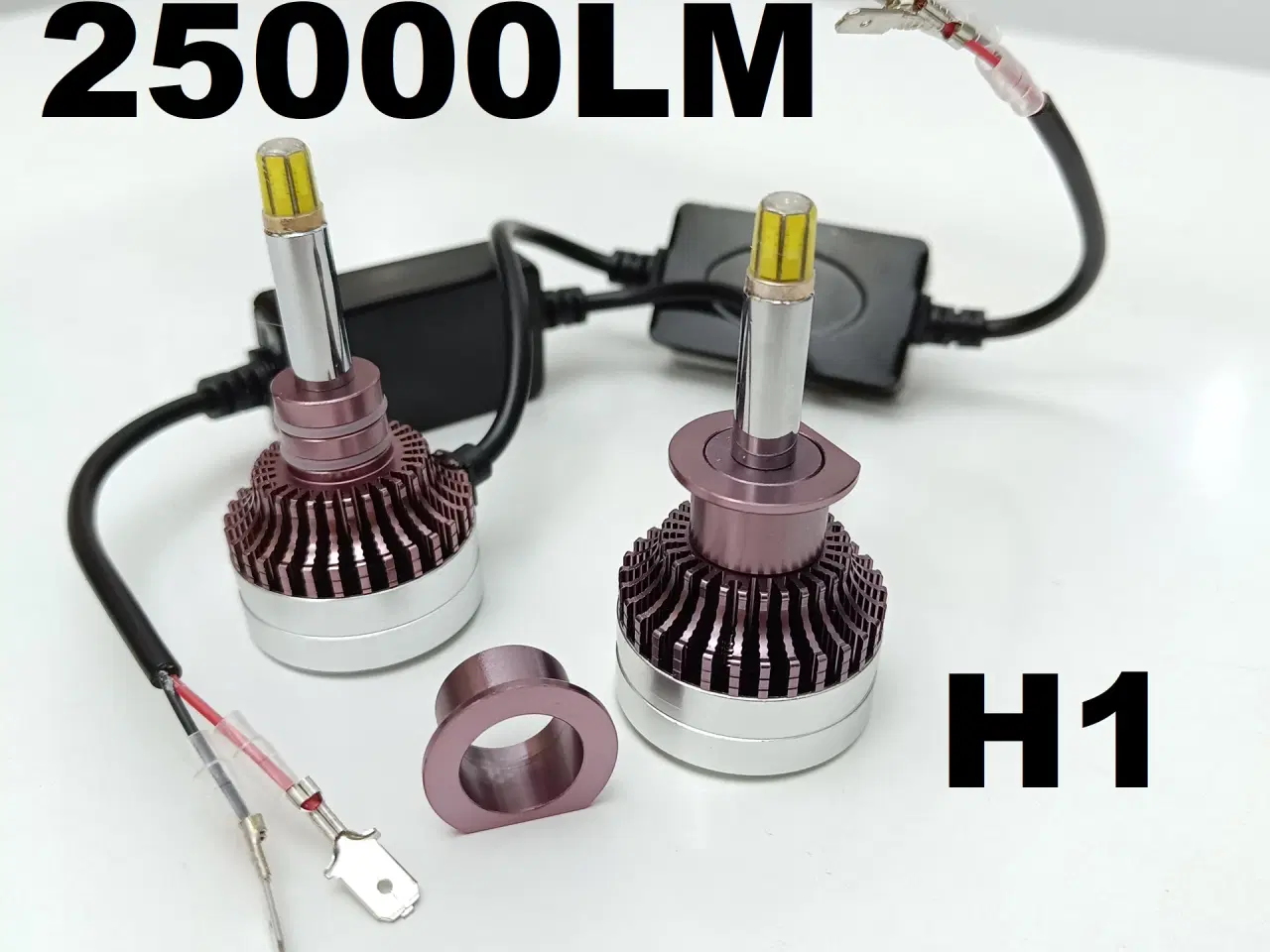 Billede 1 - Super Stærk 25000LM H1 360° LED Pærer