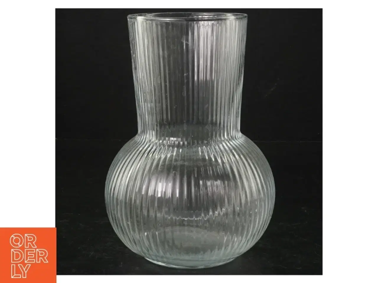 Billede 1 - Glasvase (str. H. 17 cm)