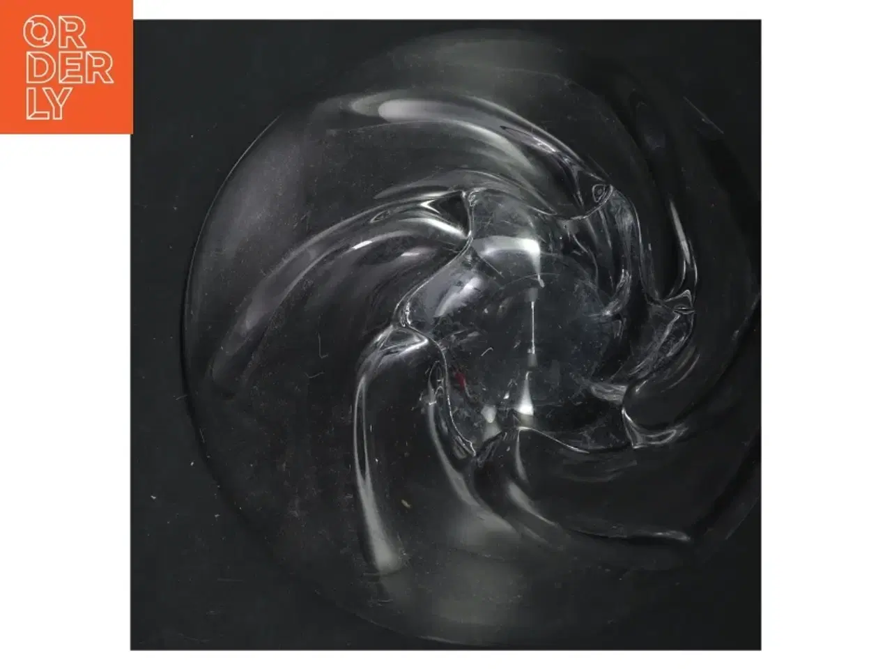 Billede 3 - Glas Dekorativ Skål fra Holmegaard (str. Ø 21 cm)