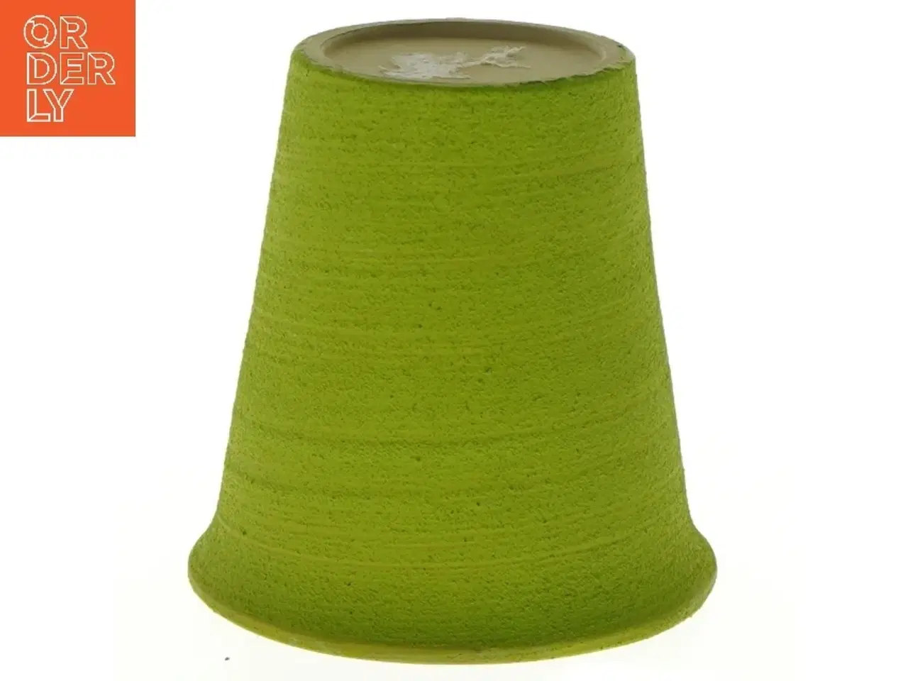 Billede 4 - Grøn Keramik Urtepotteskjuler (str. 10 x 11 cm)