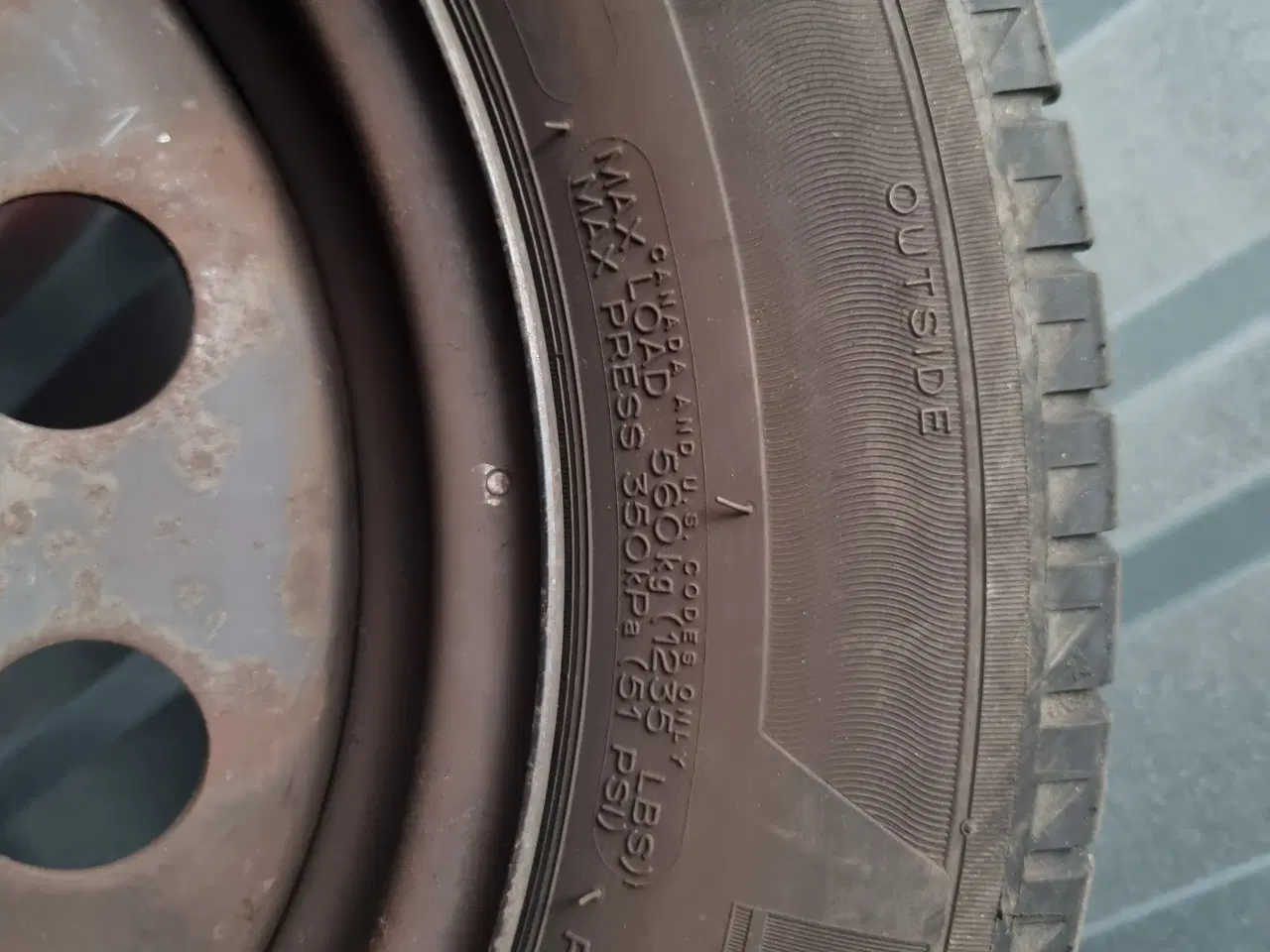 Billede 4 - 4 stk Michelin dæk 195/60 R15 på stål fælg