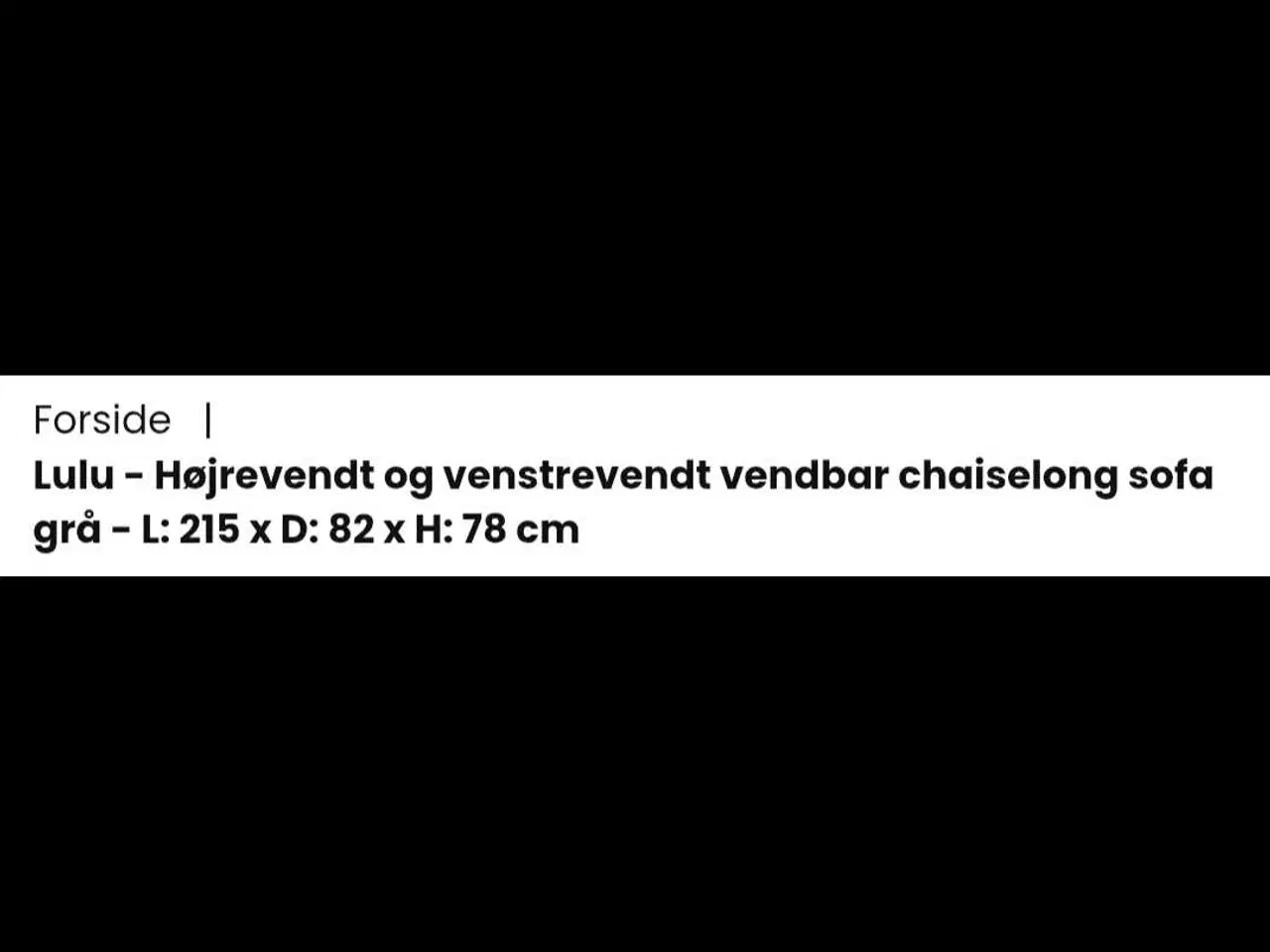 Billede 4 - Vendbar chaiselong, helt som ny!